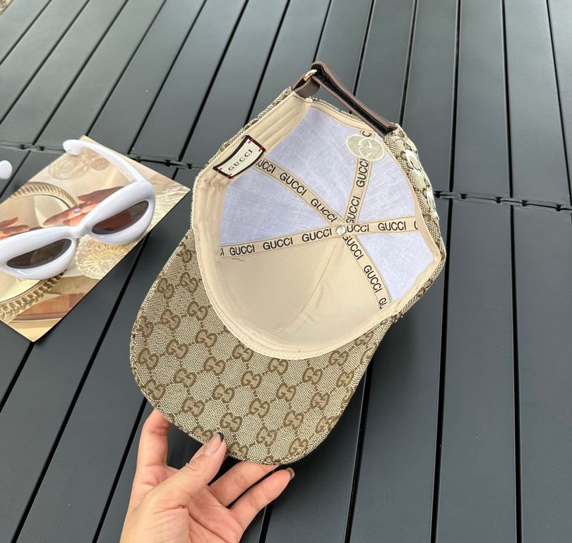 Gucci Every hat is made with care! Extraordinary quality and details matter. Genuine leather adjustable band! Classic jacquard fabric with original mesh, cotton sweatband, more breathable and sweat-absorbent sunscreen.