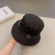 Gucci (Gucci) new original single fisherman's hat    wrapped double G, 11 open mold customization, original canvas material   cowhide micro-labeling, cotton lining, lightweight and breathable, in-kind shooting! Basic hea