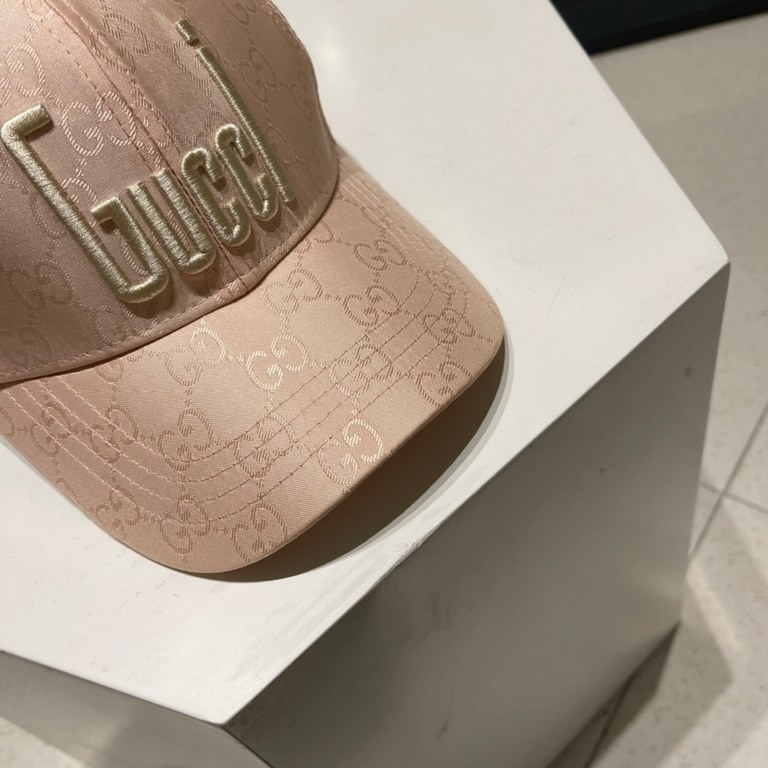 [GUCCI Gucci] 2023 counter new simple embroidery model baseball cap, very trendy! Casual sports models, classic production, super good with clothes!