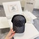 Special price   with dust bag. [GUCCI Gucci] 2024 spring and summer new hollow splicing baseball cap, classic leather unisex