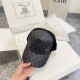 Special price   with dust bag. [GUCCI Gucci] 2024 spring and summer new hollow splicing baseball cap, classic leather unisex