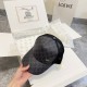 Special price   with dust bag. [GUCCI Gucci] 2024 spring and summer new hollow splicing baseball cap, classic leather unisex