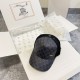 Special price   with dust bag. [GUCCI Gucci] 2024 spring and summer new hollow splicing baseball cap, classic leather unisex