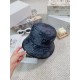 Gucci Autumn tweed fisherman's hat upscale atmosphere upscale! Low-key luxury, easy to carry! Running quantity!