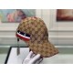 With box bag, Gucci (Gucci) classic original single baseball cap, five-star webbing, 11 open mold customized, the original canvas material   head cowhide, the generation of the purchase of popular, men and women can be u