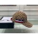 With box bag, Gucci (Gucci) classic original single baseball cap, five-star webbing, 11 open mold customized, the original canvas material   head cowhide, the generation of the purchase of popular, men and women can be u