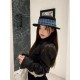 Specials￥Gucci Gucci fall and winter new bowler hat, 100% wool bowler hat, tweed cap, head circumference 57cm