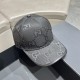 GUCCI Gucci 2023 new original simple baseball cap, very trendy! Casual sports models, classic production, super good with clothes!