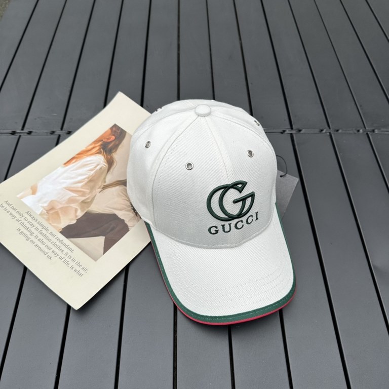 Gucci baseball cap GUCCI   Original single quality fire attack    The craftsmanship is very exquisite High-grade atmosphere upscale! Low-key luxury, easy to carry!