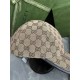 Special GUCCI original customized 11 open mold custom cowboy hat both the brand's traditional luxury connotation and modern streetwear aesthetics to show the design personality of the spring and summer series The cap is 