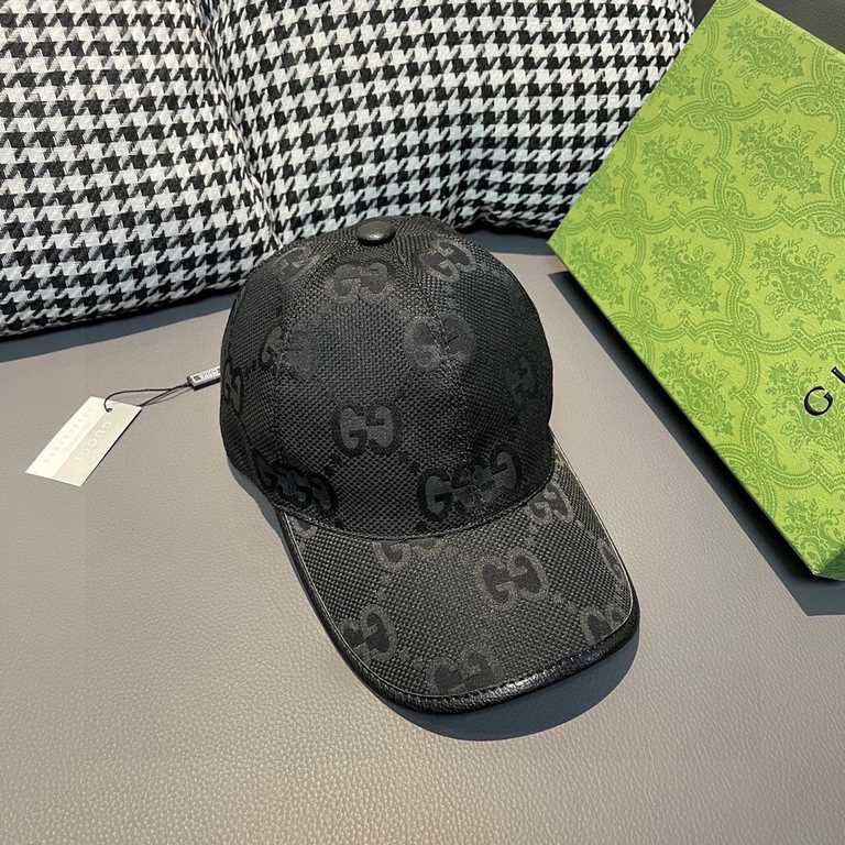 Gucci Gucci Baseball Caps, Gucci Gucci Baseball Caps.With packaging cloth bag, Gucci Gucci new original single baseball cap, large double G, counter 11 open mold ordering, perfect pair of flowers, original canvas fabric 