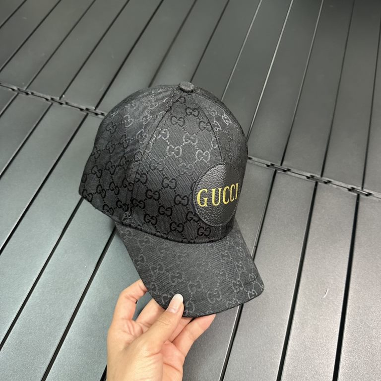 [GUCCI Gucci] 2023 counter new simple embroidery model baseball cap, very trendy! Casual sports models, classic production, super good with clothes!