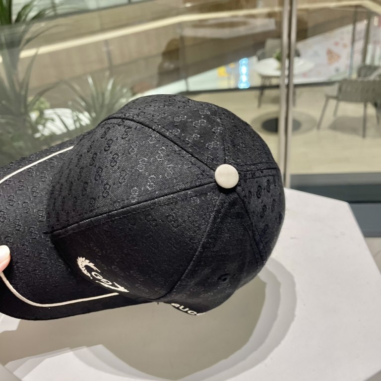 GUCCI Gucci 2023 new simple baseball cap, very trendy! Casual and sporty model, classically made, super good with clothes!