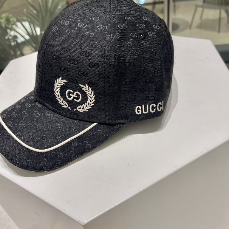 GUCCI Gucci 2023 new simple baseball cap, very trendy! Casual and sporty model, classically made, super good with clothes!