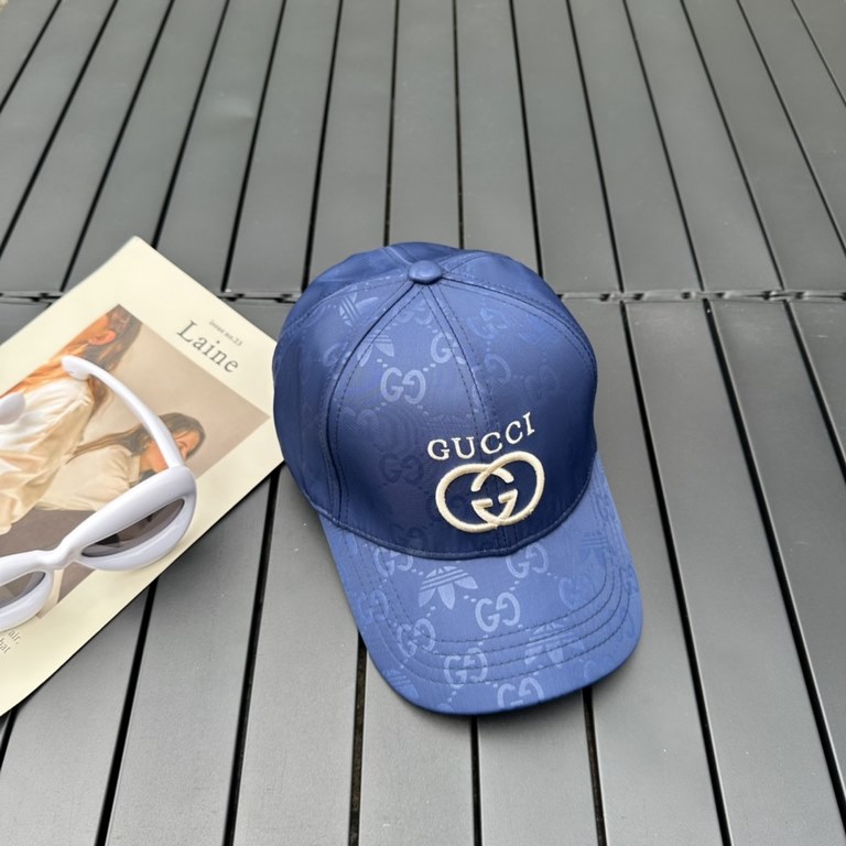 GUCCI Gucci 2023 new simple baseball cap, very trendy! Casual sports models, classic production, super good with clothes!