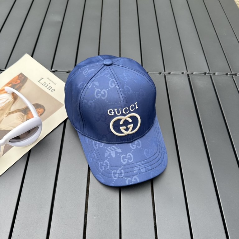 GUCCI Gucci 2023 new simple baseball cap, very trendy! Casual sports models, classic production, super good with clothes!