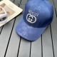 GUCCI Gucci 2023 new simple baseball cap, very trendy! Casual sports models, classic production, super good with clothes!