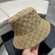 Gucci Gucci classic original single fisherman's hat, exquisite pure and also grungy very feeling, cool and stylish, counter out of stock popular, the quality is superb!