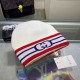 GUCCI Gucci original single hat official website new hair band decorated knitted cap, love] [love] wool cashmere double layer hat    warm and stylish, simple and generous, more fashionable high-end atmosphere!