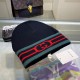 GUCCI Gucci original single hat official website new hair band decorated knitted cap, love] [love] wool cashmere double layer hat    warm and stylish, simple and generous, more fashionable high-end atmosphere!