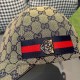 With box bag, Gucci (Gucci) new original single baseball cap, tiger head webbing, 11 open mold customized, heavy embroidery, details comparable to the counter, the original canvas material   head cowhide, the quality is 