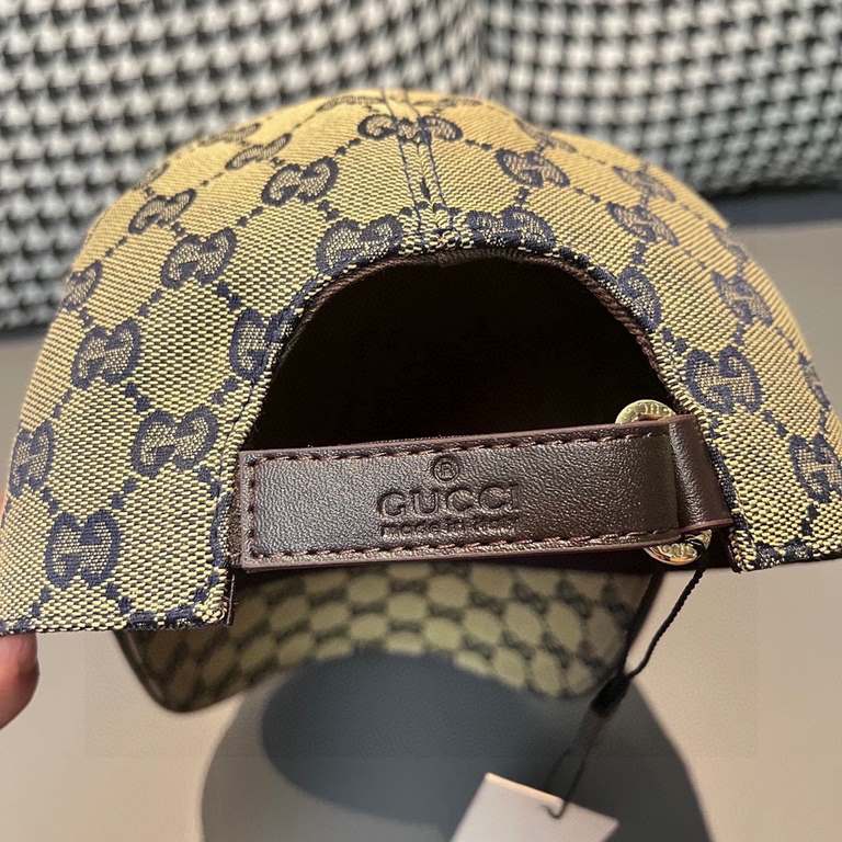 With box bag, Gucci (Gucci) new original single baseball cap, tiger head webbing, 11 open mold customized, heavy embroidery, details comparable to the counter, the original canvas material   head cowhide, the quality is 