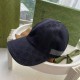 With box cloth bag, Gucci (Gucci) latest original single baseball cap, double G webbing. Counter 11 open mold customized, the highest version, the original canvas material   head cowhide, lightweight and breathable! In-k