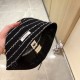 with dust bag [GUCCI Gucci] 2023 new straw striped fashion small bucket hat fisherman's hat, the big models are super good with, hurry up to get!