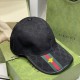 Gucci (Gucci) classic original single baseball cap     counter 11 open mold customized, the highest version, the original canvas material   head layer cowhide, cotton lining, light and breathable! In-kind shooting, four 