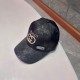 Gucci (Gucci) classic original single baseball cap     counter 11 open mold customized, the highest version, the original canvas material   head layer cowhide, lightweight and breathable! In-kind shooting, four seasons v