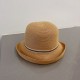 ￥Gucci Gucci New Straw Hat, Rolled Sun Hat, Black Khaki Two Colors, Head Circumference 57cm