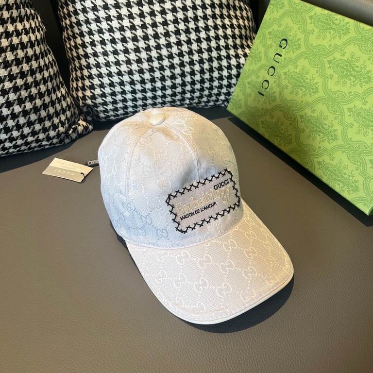 New ShipmentsNew model shipmentWith box bag, Gucci (Gucci) new original single baseball cap, heavy embroidery, 11 open mold customized, details comparable to the counter, the original canvas material   head layer cowhide