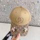 Gucci Gucci high-end mesh hat! The latest model! Fashionable and trendy, high-end workmanship! Every hat is made with care! Unusual quality and details are important. Leather studs, leather adjustable strap! Classic jacq