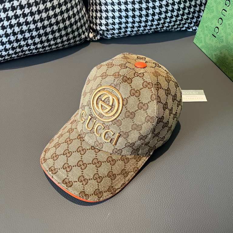 Gucci (Gucci) new original single baseball cap.With box cloth bag, Gucci (Gucci) new original single baseball cap, GUCCI embroidery, 11 open mold customized, heavy gold silk embroidery, details comparable to the counter,