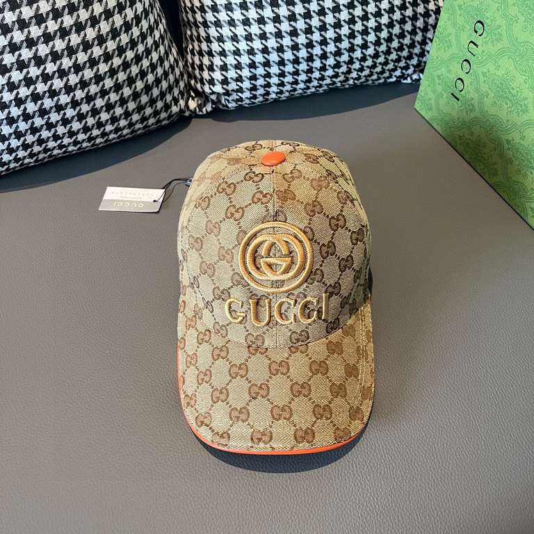 Gucci (Gucci) new original single baseball cap.With box cloth bag, Gucci (Gucci) new original single baseball cap, GUCCI embroidery, 11 open mold customized, heavy gold silk embroidery, details comparable to the counter,