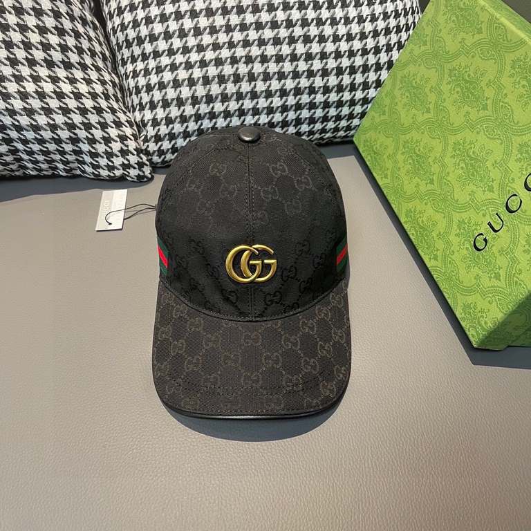 TheNew models arrived!With packaging cloth bag, Gucci (Gucci) new original single baseball cap, metal double G, the latest models of the counter, 11 open mold customized, genuine open mold hardware, original canvas mater