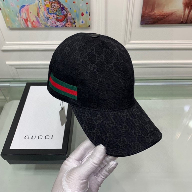 A perennial classic! Apricot color, black with s sizeWith box bag, Gucci (Gucci) classic original single baseball cap     counter 11 open mold customized, the highest version, the original canvas material   head layer co