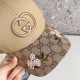 Gucci Gucci high-end mesh hat! The latest model! Stylish and trendy with high end workmanship! Every hat is made with care! Extraordinary quality and details matter. Leather studs, leather adjustable strap! Classic jacqu