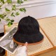 GuccI old flower logo fisherman hat2023 new double C big logo jacquard craft couples with the same models