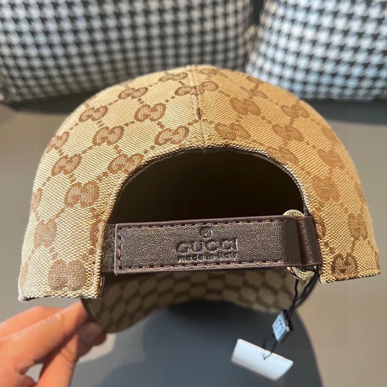 New model shipments!With box cloth bag, Gucci (Gucci) latest original single baseball cap, Gucci small embroidery, counter 11 open mold customized, the highest version, the original canvas material   head layer cowhide, 