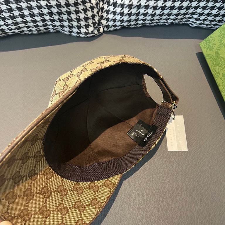 With packaging cloth bag, Gucci (Gucci) new original single baseball cap, Gucci hot stamping, the latest models of the counter, 11 open mold ordering, genuine open molding, the original canvas material   head layer cowhi