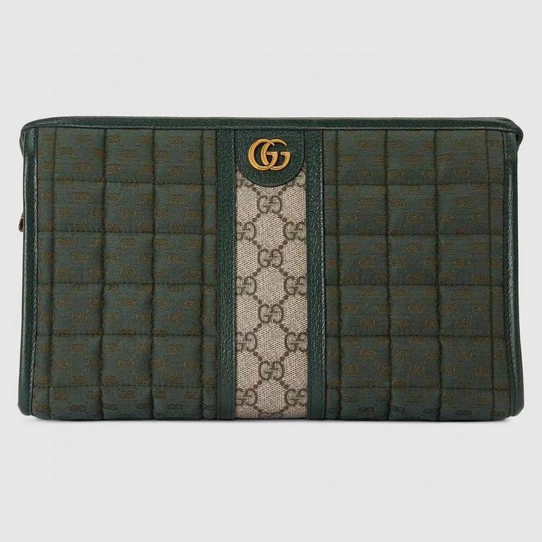 Mini GG Canvas Clutch BagModel No. 751912 FAB7W 6041Our PromiseProduct DetailsPushing the boundaries of design, Gucci's small leather accessories continue to reinterpret classic travel pieces in a personalized way. This 