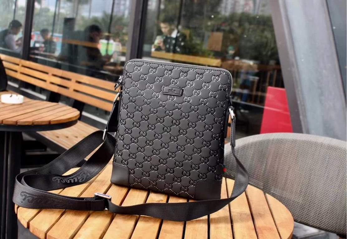 [Original quality] Model K7-3 ~ crossbody bag black Gucci GUCCI [Delight] Men's Casual Series      quite broad smooth generous last design, with superb stitching outlines the leisure of the elegant mood,      depicts the