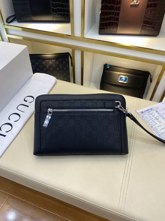 The original official network Model 66497-4 # original single goods [love] Gucci original single authentic new counter with the same high-end men's casual clutch   workmanship super refined and elegant. Equipped with imp