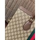 9127 Black Brown  High-end   The new GUCCI Ophidia collection presents a new design briefcase in GG Supreme synthetic canvas, featuring the brand's iconic webbing and double G-shaped hardware. The double handles and deta