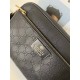 New 2023  Gucci, Gucci   counter synchronization men's crossbody bag     original quality Business style, feel absolutely cow! Imported Taiwan fabric with head layer cowhide Lining with original special lining! Clear LOG