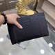 GUCCI Gucci The latest explosion of men's clutch bags, high-end imported double G flower leather Leather grain clear leather luster is excellent, leather feel soft and comfortable    perfect interpretation of the quality