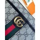 Gucci A122-1 Waist Bag      This waist bag is made of specialized pvc with top-grain cowhide leather, combining casual chic with modern functionality. Ergonomically shaped with an adjustable strap, it can be worn around 