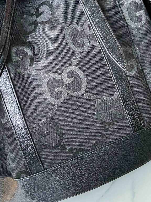 Gucci Gucci Jumbo Printed Double G Shoulder Bag Backpack Schoolbag Made of exquisite inlaid fine workmanship, photographed in real life Original fabric 625770 With a small ticket   dust cloth bag 304214