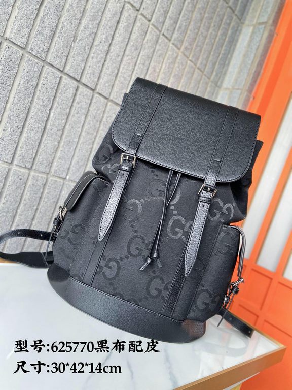 Gucci Gucci Jumbo Printed Double G Shoulder Bag Backpack Schoolbag Made of exquisite inlaid fine workmanship, photographed in real life Original fabric 625770 With a small ticket   dust cloth bag 304214